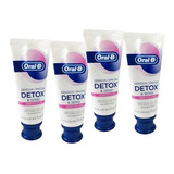 Kit De 4 Pastas Dentales Sensi Care Encias Detox Oralb