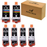 Intactech - Cartuchos De Tinta Pgi-35 Cli-36 Canon Pixma