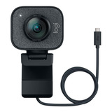 Webcam Logitech Streamcam Plus Fhd 1080p A 60fps 960-001280