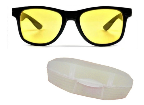 Óculos Lentes Amarela Visão Noturna Unissex