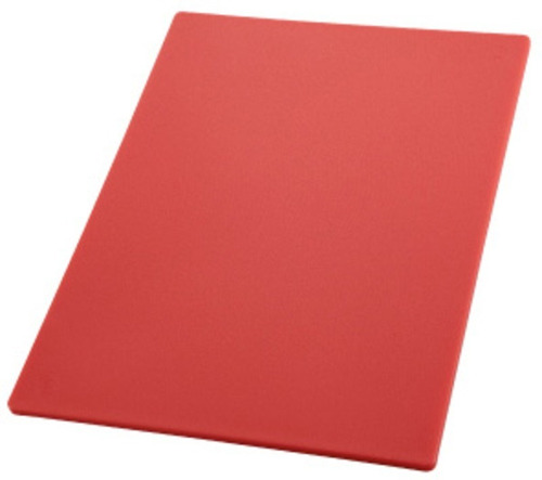 Tabla Picar Cortar Profesional Roja Winco 30.4 X 45.7 Cm