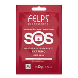 Kit 10 Sachês Sos Máscara Reconstrução 50g - Felps