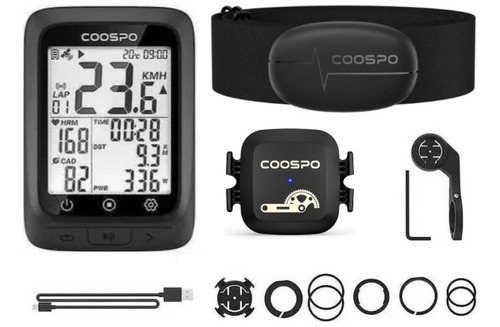 Ciclocomputador Gps Coospo Bc107 + Banda + Cadencia Oferta!