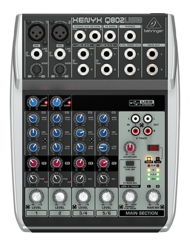 Mixer Behringer Xenyx Q802 Usb Consola Mezclador