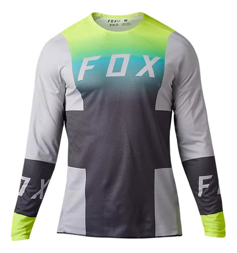 Jersey Fox 360 Draftr Gris Motocross Mtb Downhill Enduro Rzr