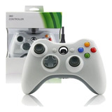 Joystick Mando P/ Xbox 360 Cable Usb Blanco Compati Windows
