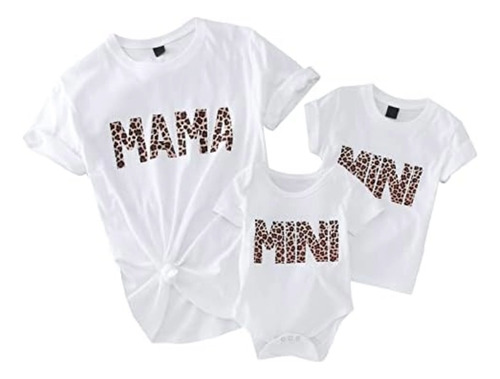 Poleras Mamá E Hija   Mamá - Mini Animal Print 