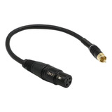 Micrófono De Micrófono Xlr Hembra A Rca Macho Premium De 3 P