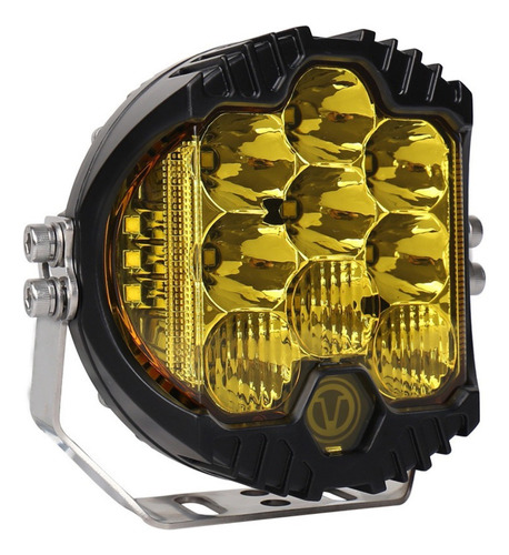 Faros Led Amarillo Potentes Redondo 90w Alta /baja 7 '' 9led