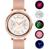 Relógio Inteligente Feminino Touch Screen Smart Wear Dourado
