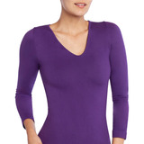 Polera Esencial Uniformes Salud Morado