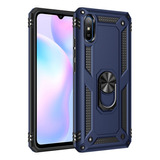 Funda Uso Rudo Con Anillo Magnetico Para Redmi 9 9a 9c