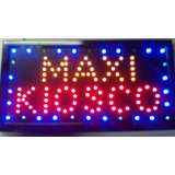 Cartel Led Maxi-kiosco - Abierto . 40 Más O La Que Quieras