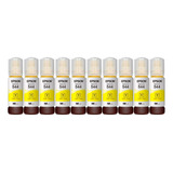 Kit De 10 Botellas De Tinta Epson T544 Amarillo 65ml Oem