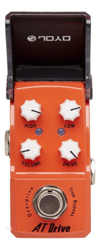 Joyo Jf305 At Drive Ironman Overdrive Pedal Guitarra Color Naranja