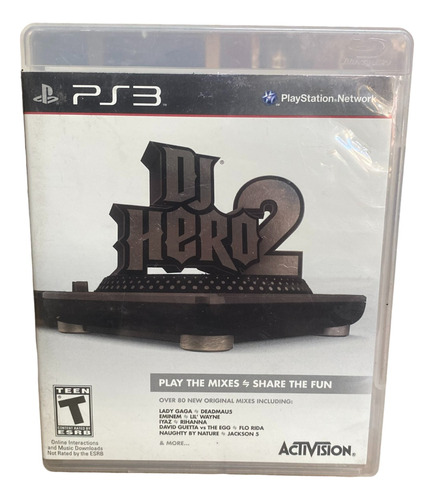 Juego Dj Hero 2 Activison - Ps3 Original