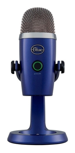 Micrófono Blue Yeti Nano Condensador Omnidireccional Y Cardioide Vivid Blue