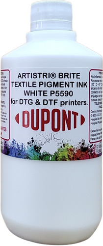 Tinta Textil  Dtg Dtf Dupont Artistri® Blanco P5590 500cc