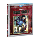 Iron Man 3 Robert Downey Jr. Pelicula Blu-ray 3d