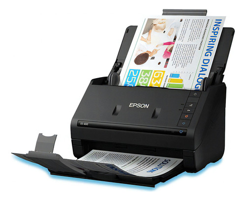 Scanner Epson Workforce Es-400 Ii Colorido Duplex Usb Cor Preto