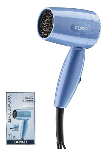 Secador Cabello Conair 1600w Mango Plegable Compacto Viajes