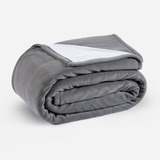 Rosen Frazada Bicolor 1,5 Plazas - gris