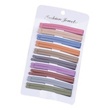 2 X 20 Pieces Colored Hair Clips For Hair Styling