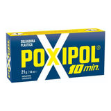 Poxipol Soldadura Plástica Color Metálico 14 Ml (10 Minutos)