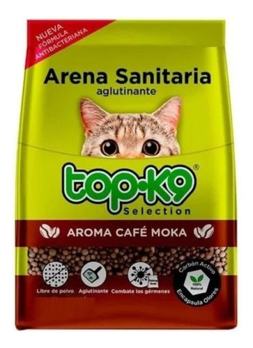 Arena Aglutinante Topk9 4 Kg Cafe Moka