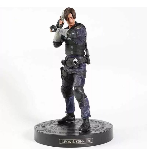 Resident Evil 2 Remake Leon Kennedy Figure Action Estátua 