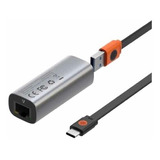 Adaptador Lan Baseus Usb Y Usb-c A Rj45 10/100/1000 Ethernet