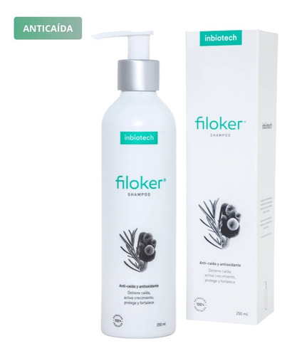Filoker Shampoo Anticaida Protege Y Fortalece Inbiotech