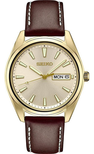 Seiko Esencial Sgp Champ Dial Para Hombre, Champán, Lujo