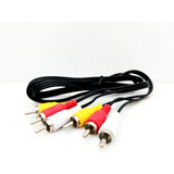 Cable Audio Y Video Rca 3x3 Macho 1.5 Metros Para Tv Dvd 