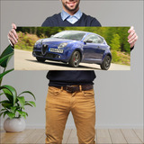 Cuadro 30x80cm Auto 2014 Alfa Romeo Mito Qv Line 334