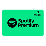 Cartão Spotify Premium Gift Card Digital - 03 Meses