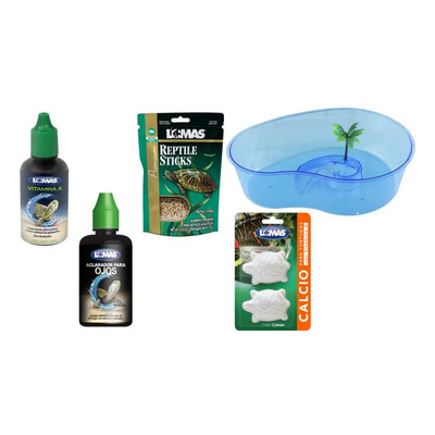 Kit Tortuguero Equipado Alimento Vitamina Calcio Aclarador | MercadoLibre