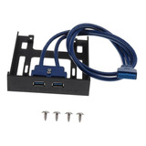 Painel Frontal Usb 3.0 Hub De 2 Portas De 3,5 Polegadas Para