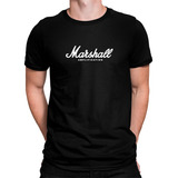 Camiseta Camisa Marshall Amp Guitar Bass Sound Musicos