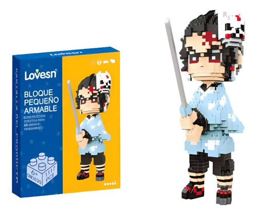 Demon Slayer Kimetsu No Yaiba Figura De Bloques Armables 3d 