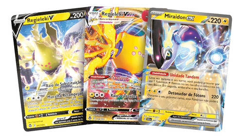 Deck Pokemon Batalha De Liga Miraidon Ex Com 60 Cartas Copag