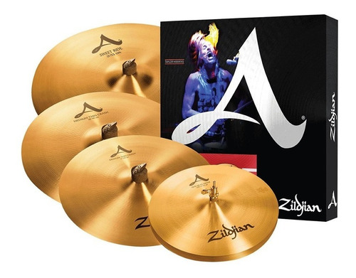 Set Platillos Zildjian A391 Avedis 14hh+ Cr16+ Cr18+ Rd21.