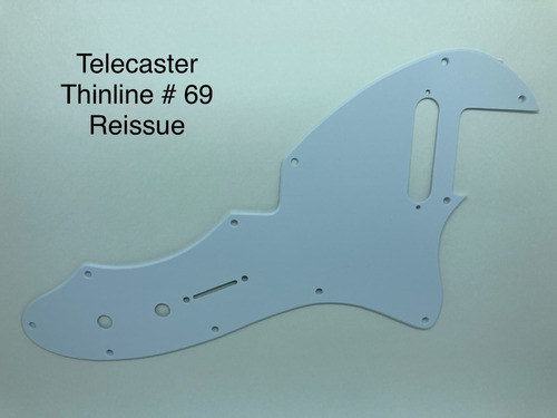 Escudo Guitarra Fender Telecaster Thinline 69 Reissue Branca