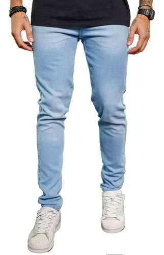 Calça Masculina Jeans Skinny C/elastano Lycra Original 2023