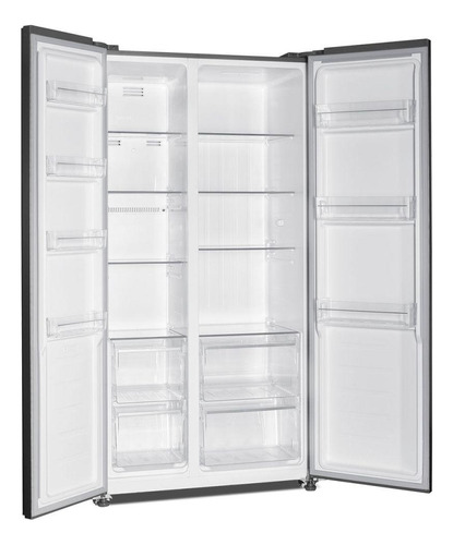 Geladeira Inverter Frost Free Philco Prf535i Inox Com Freezer 437l 127v