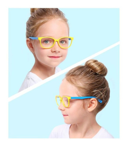 Lente Antirreflejo Filtro Azul Para Niños Gafas Descanso