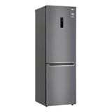 Refrigerador Inverter No Frost LG Bottom Freezer Gb37mpd Grafito Con Freezer 341l