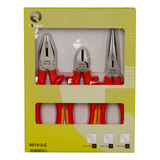 Set Juego 3 Pzs Pinza Alicate Aislados 1000v Irimo De Bahco