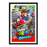 Quadro 44x64cm Super Mario - Odyssey - Games 13