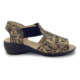 Sandalias Mujer Taco Chino Confort Cuero Art: 357 De Tallon